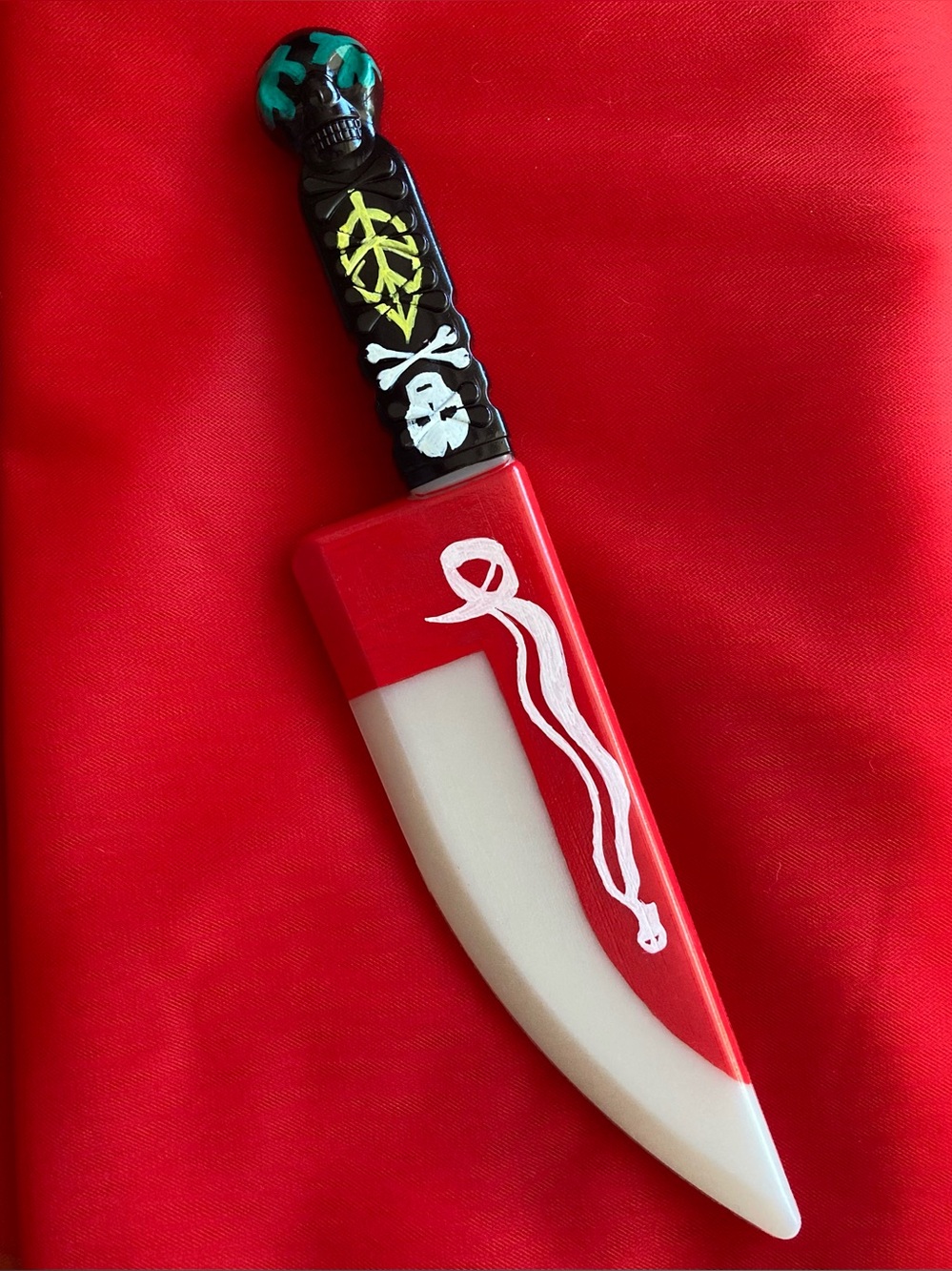 Chucky Child’s Play Voodoo Knife - Custom Painted Upcycled Plastic Toy